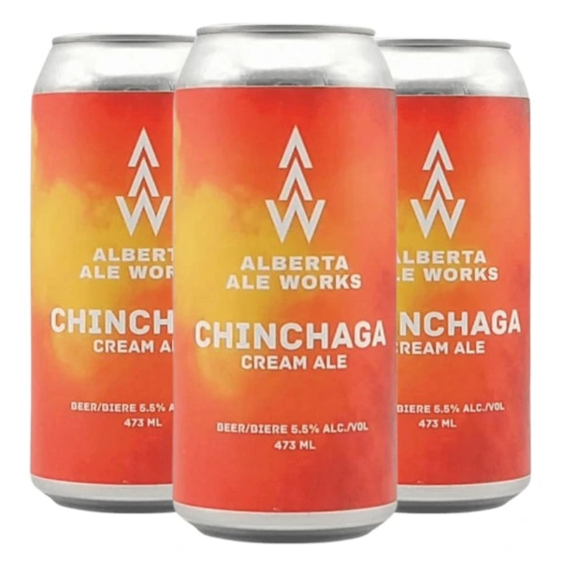 ALBERTA ALE WORKS CHINCHAGA CREAM ALE 473ML 4PK CAN @ St. Albert [1048271] 1892 ml
