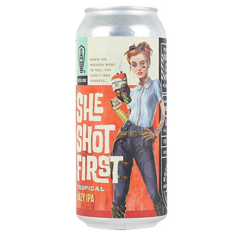Bottle Logic She Shot First Hazy IPA 16OZ SINGLE CAN