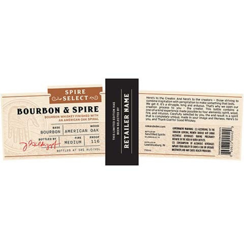 Bourbon & Spire| Spire Select American Oak 750ML BTL