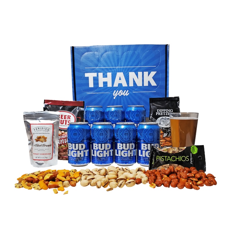 Bud Light Thank You Gift Basket