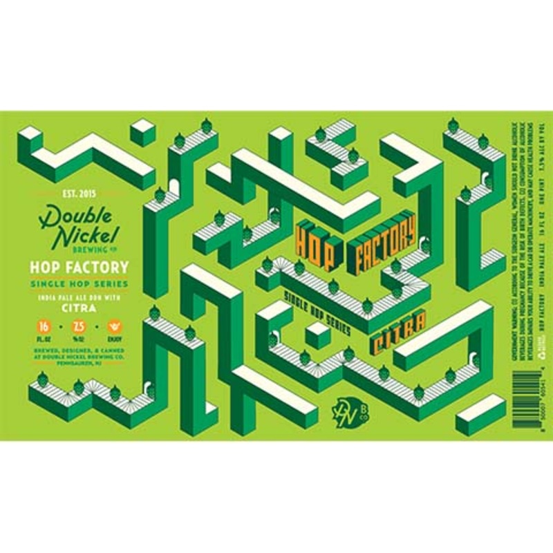 Double Nickel Hop Factory Citra IPA 16OZ SINGLE CAN