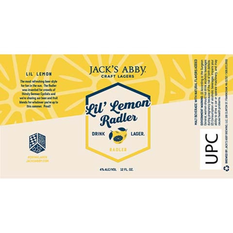 Jack’s Abby Lil’ Lemon Radler 12OZ SINGLE CAN