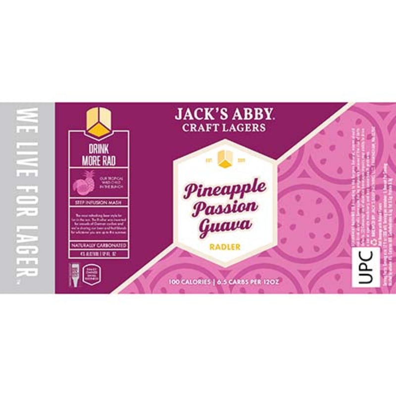 Jack’s Abby Pineapple Passion Guava Radler 12OZ SINGLE CAN