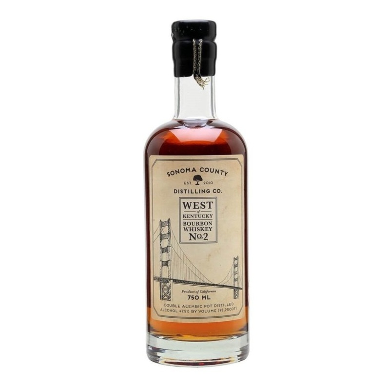 Sonoma County West of Kentucky Bourbon Whiskey 750ML BTL