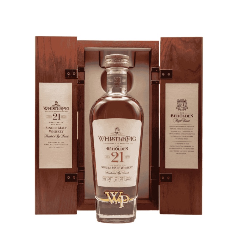 WhistlePig The Bhlden 21 Year Single Malt Whiskey 750mL