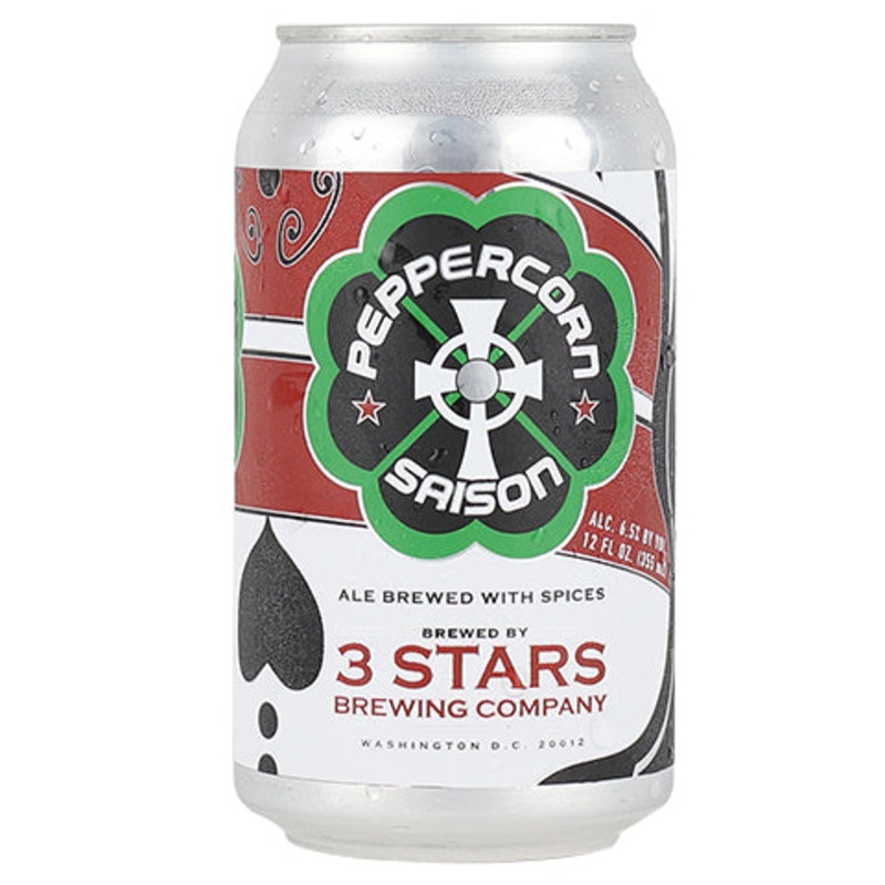 3 Stars Peppercorn Saison 12OZ SINGLE CAN