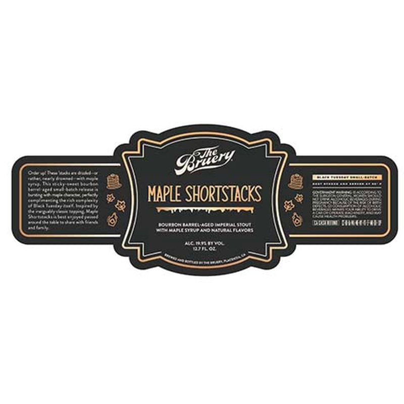 Bruery Maple Shortstacks Imperial Stout 375ML BTL
