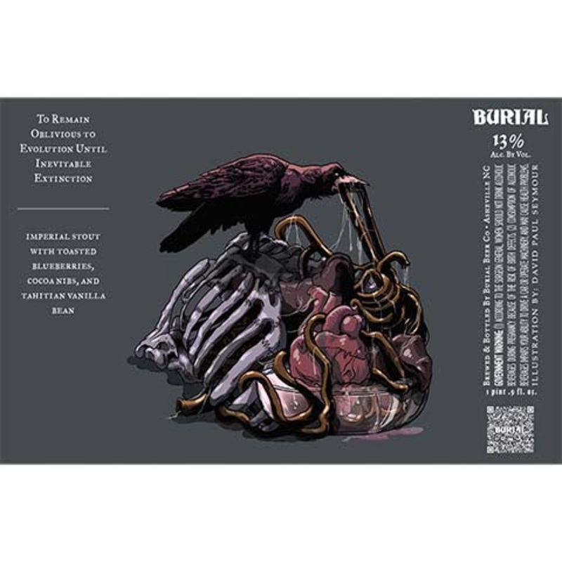 Burial To Remain Oblivious To Evolution Until Inevitable Extinction Imperial Stout 500ML SINGLE BTL