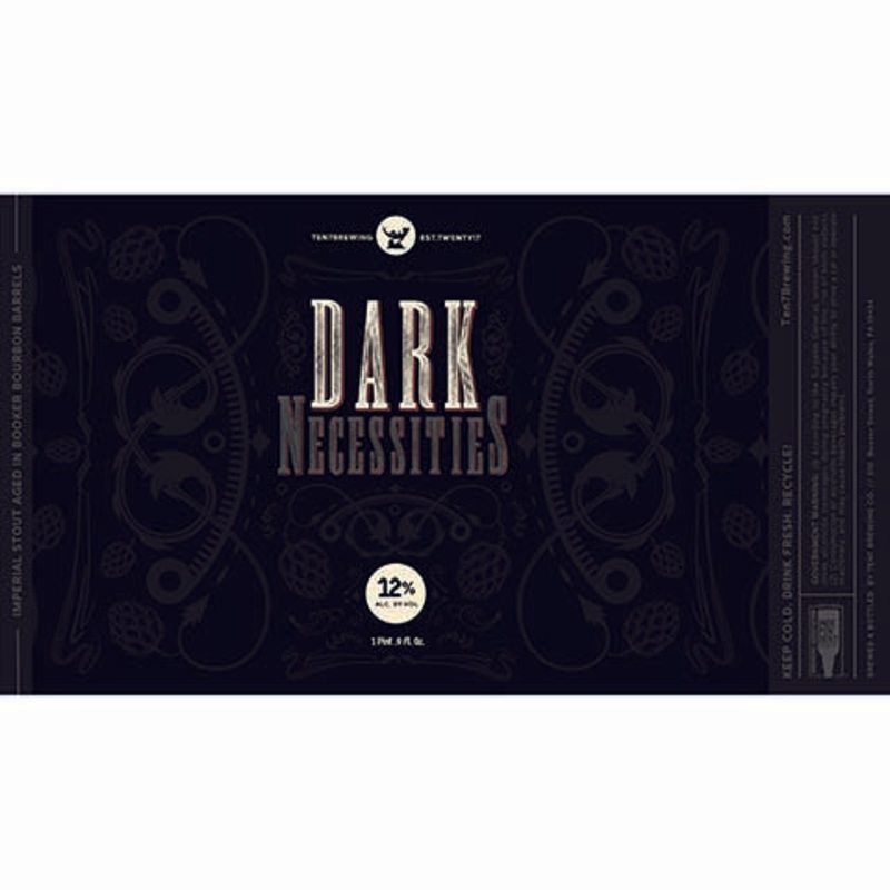 Dark Necessities Imperial Stout Aged in Booker Bourbon Barrels 500ML BTL