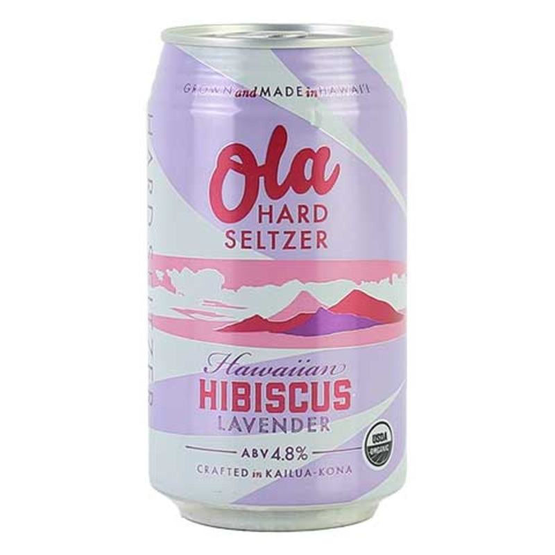 Ola Hawaiian Hibiscus Lavender Hard Seltzer 12OZ SINGLE CAN