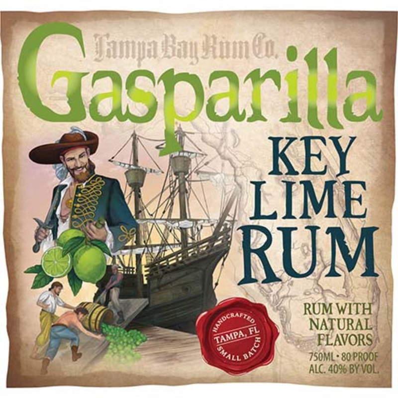 Tampa Bay Gasparilla Lime Rum 750ML BTL