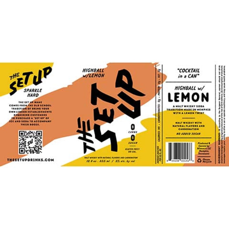 The Set Up Highball W/ Lemon 12OZ SINGLE CAN