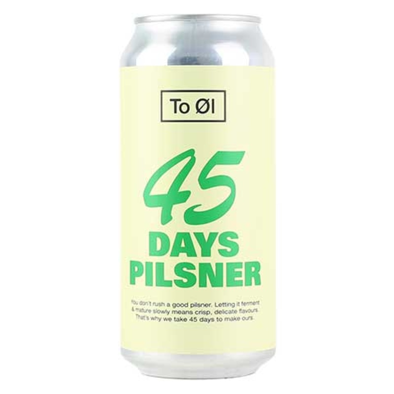 To Ol 45 Days Organic Pilsner 440ML CAN