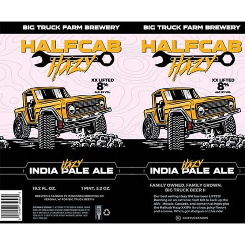 Big Truck Halfcab Hazy IPA 19.2OZ SINGLE CAN