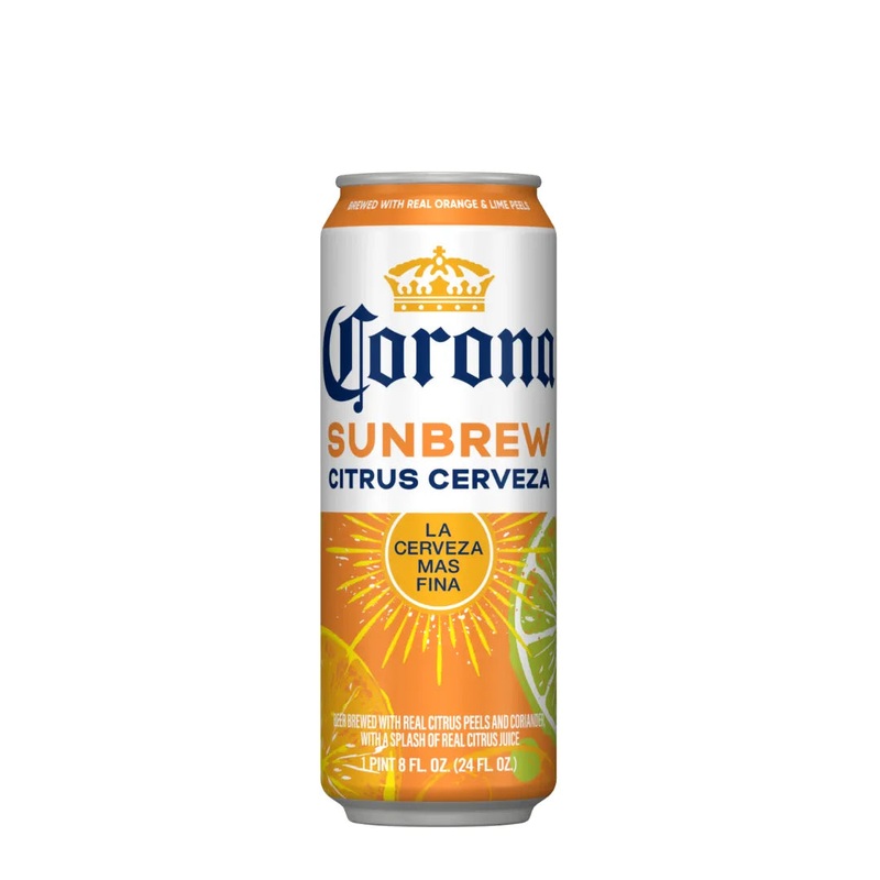 Corona Sunbrew Citrus Cerveza Beer 24 fl oz Single Can