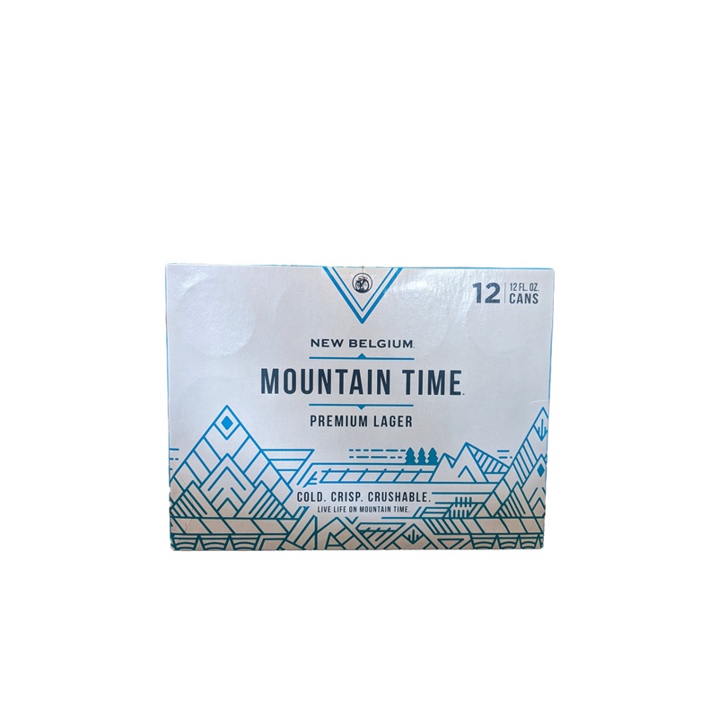 New Belgium Mountain Time Lager 12 Pack Cans