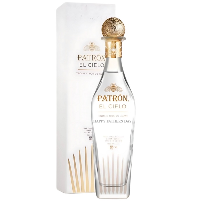 Patron El Cielo 700mL “HAPPY FATHERS DAY!” Engraved Bottle 2025