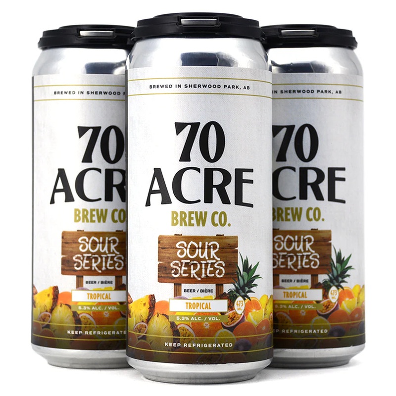 70 ACRE TROPICAL SOUR 473ML 4PK CAN @ Emerald Hills [1041188] 1892 ml