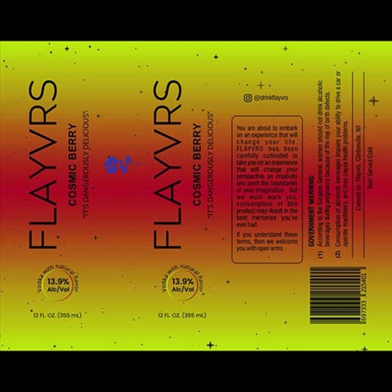 Flayvrs Cosmic Berry 12OZ SINGLE CAN