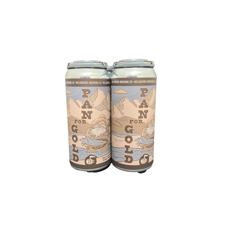 Weldwerks Pan For Gold WCIPA 4 Pack Cans