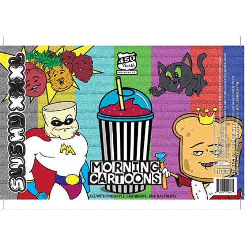 450 North Slushy XXXL Morning Cartoons Sour Ale 16OZ SINGLE CAN