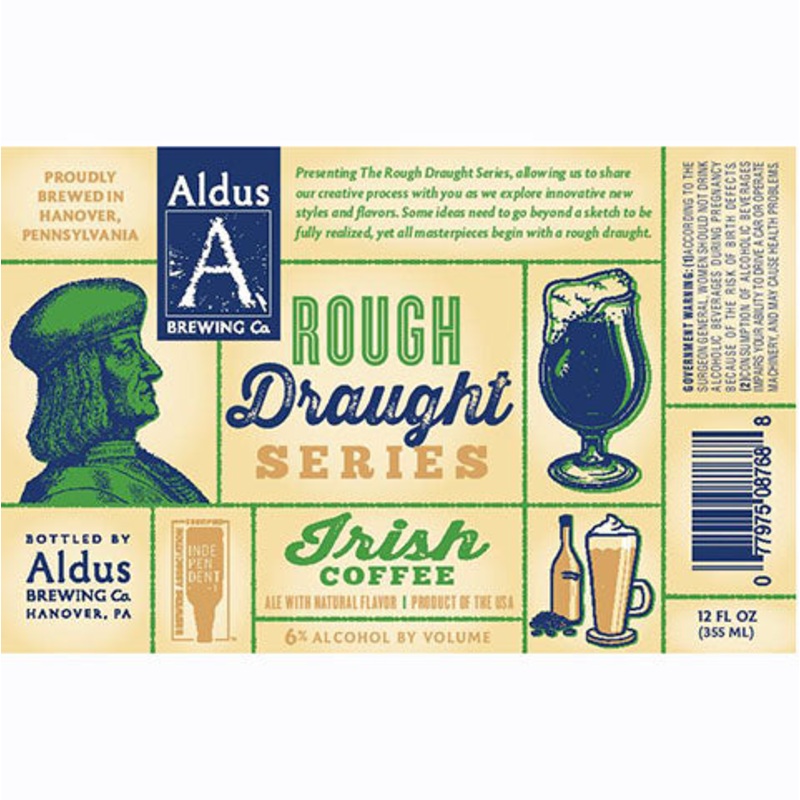 Aldus Rough Draught Series Irish Coffee Ale 12OZ SINGLE BTL