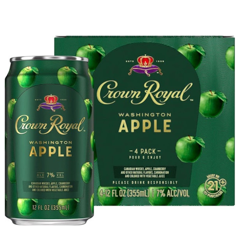 Crown Royal Washington Apple RTD Cocktail 4pk 12 fl oz Cans