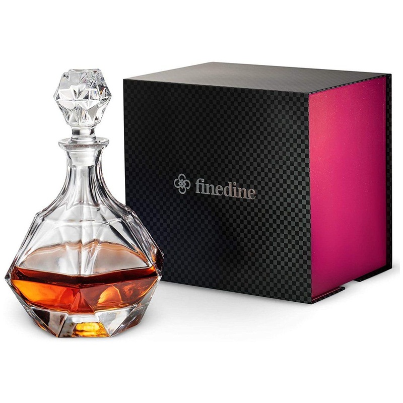 European Style Glass Decanter With Glass Stopper – 30Oz