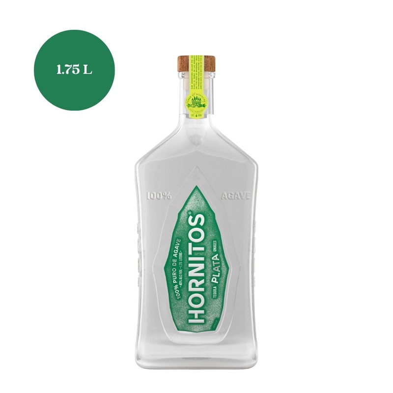 Hornitos Tequila Plata 1.75L