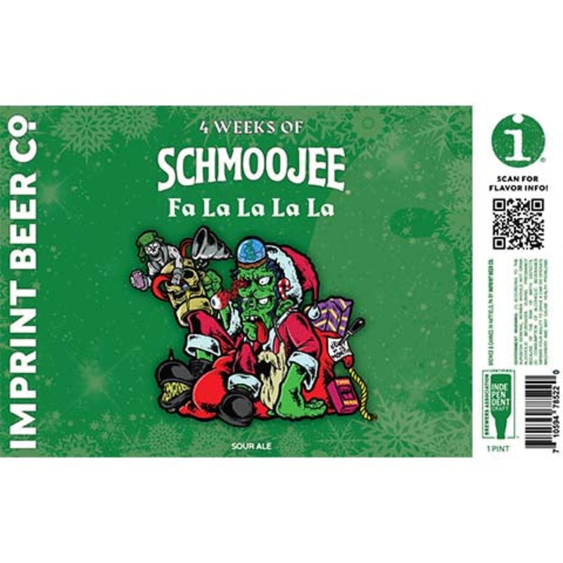 Imprint 4 Weeks Of Schmoojee Fa La La La La Sour 16OZ SINGLE CAN