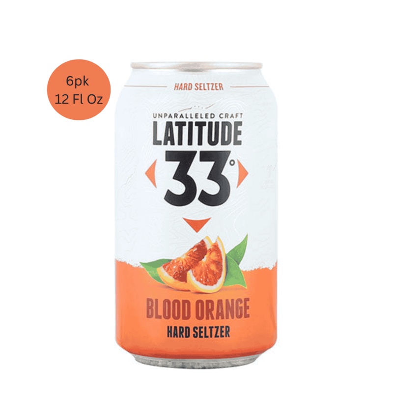 Latitude 33 Blood Orange IPA 6pk 12 fl oz Cans