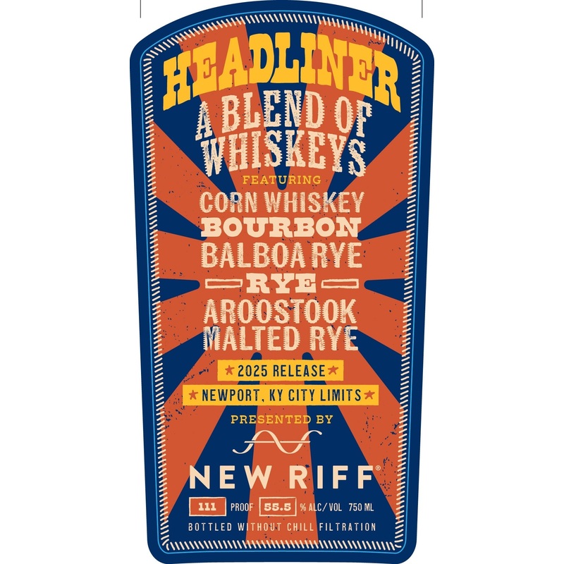 New Riff Headliner 2025 Limited Edition  A Blend of Whiskeys