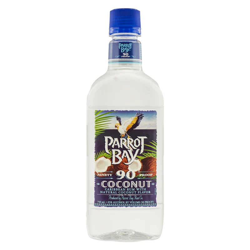 Parrot Bay Coconut Rum 90 Proof 1 Liter 1 Liter Bottle
