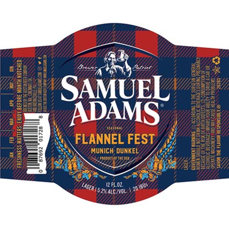 Samuel Adams Flannel Fest Dunkel 12OZ BTL