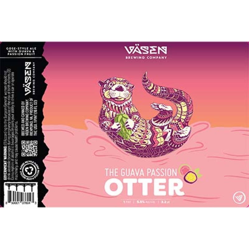 Vasen The Guava Passion Otter Sour 16OZ SINGLE CAN