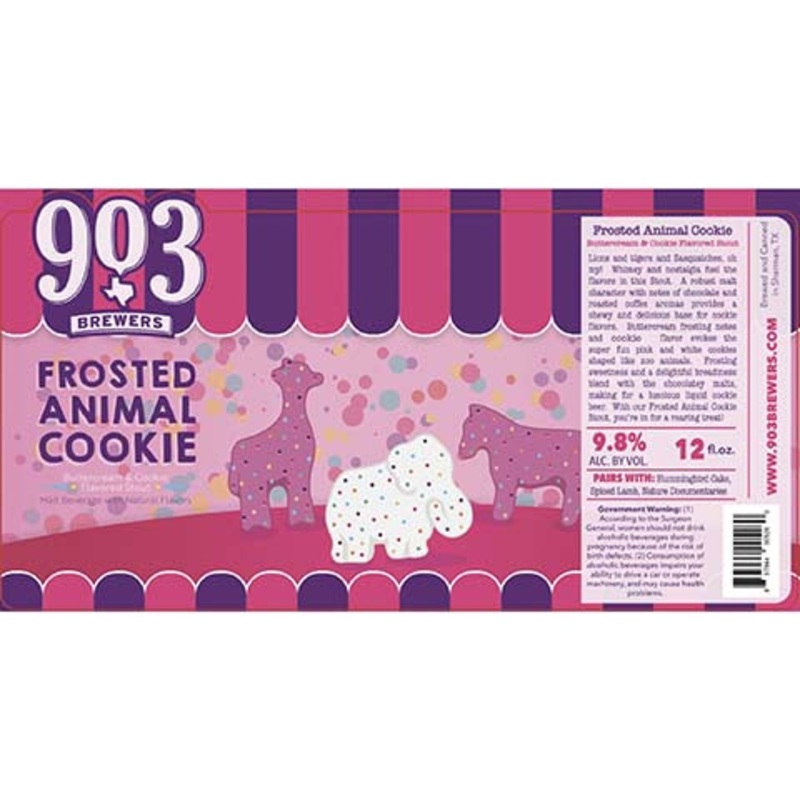 903 Brewers Frosted Animal Cookie Flavored Stout 12OZ SINGLE CAN