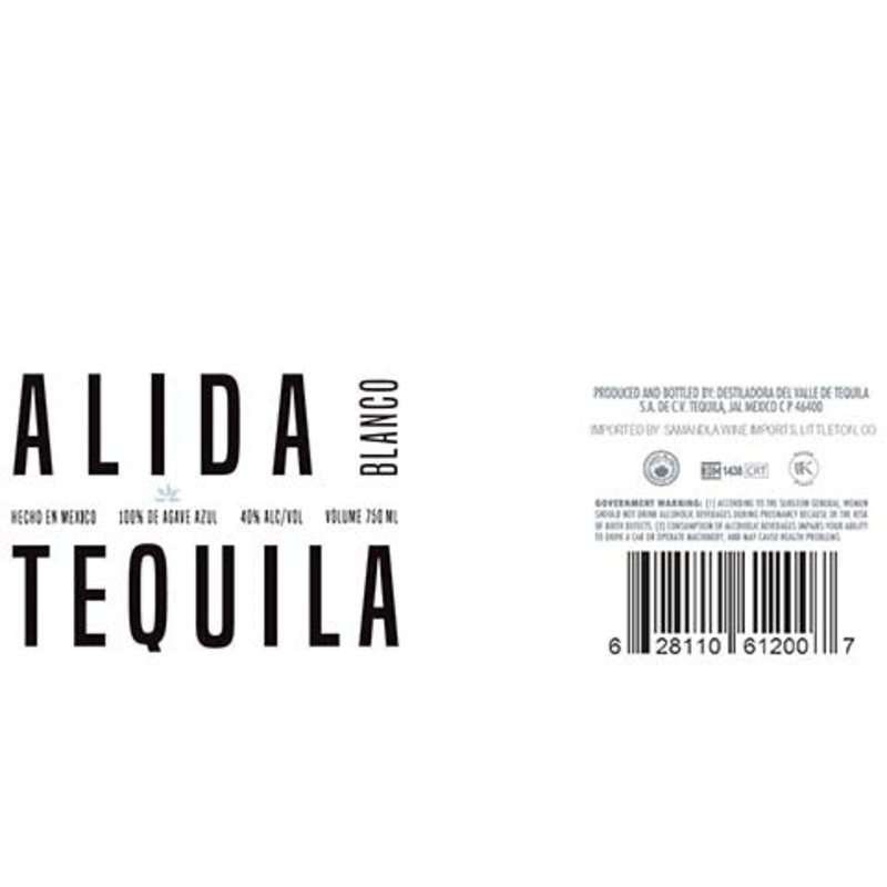 Alida Tequila Blanco 750ML BTL