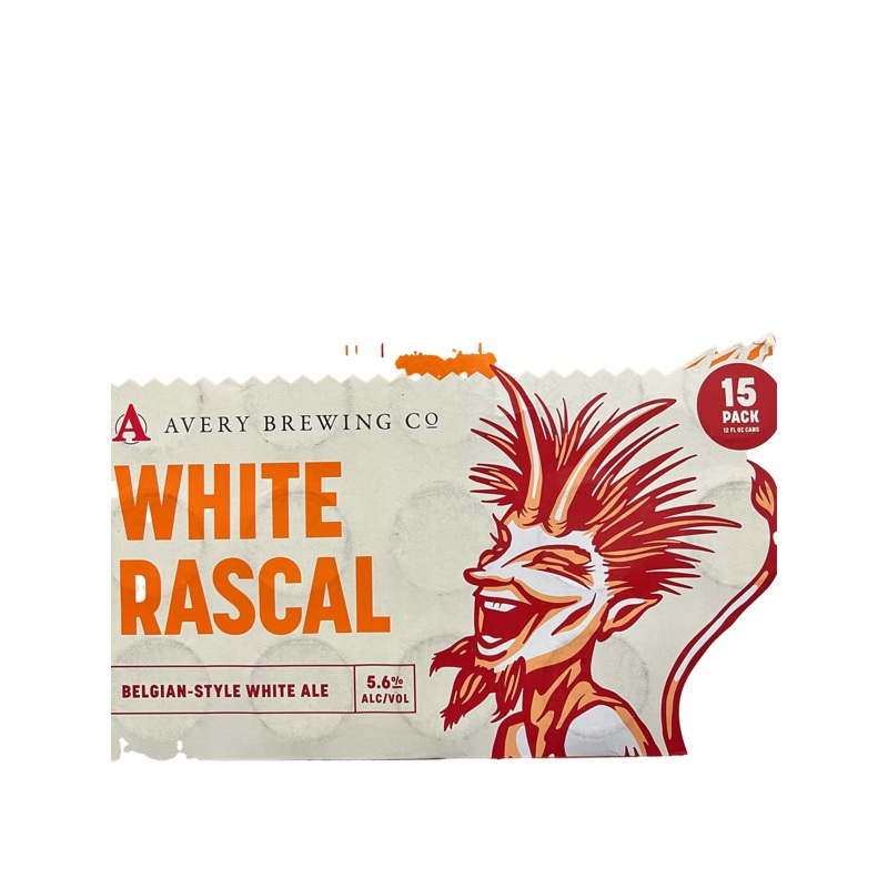 Avery White Rascal 15 Pack Cans