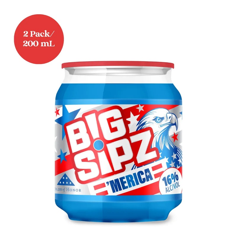 Big Sipz Merica RTD Cocktail 2pk 200mL