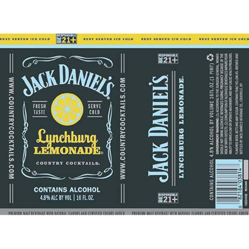 Jack Daniel’s Lynchburg Lemonade 16OZ SINGLE CAN