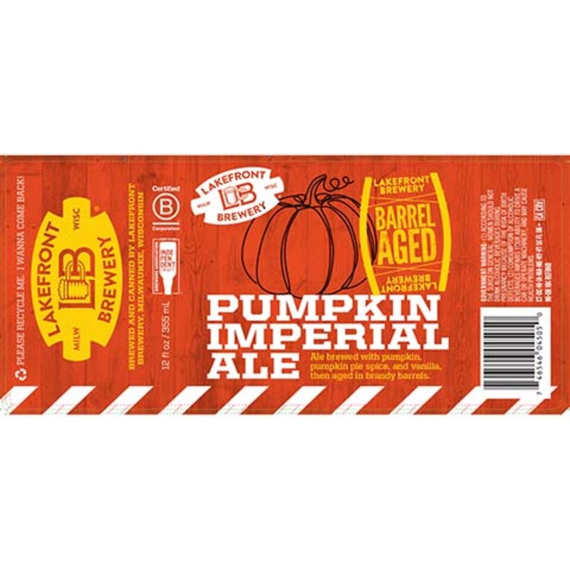 Lakefront Pumpkin Imperial Ale 12OZ SINGLE CAN