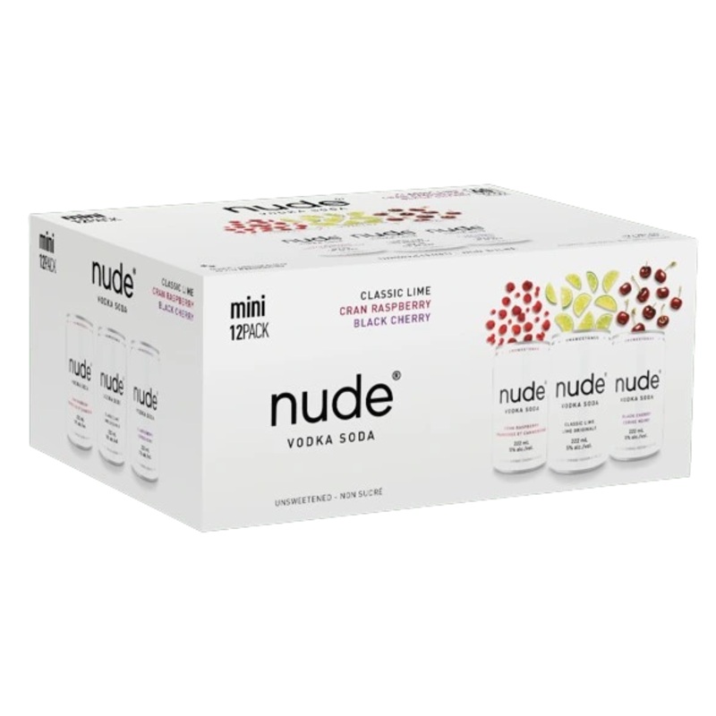 NUDE VODKA SODA MINI MIXER 222ML 12PK CAN @ Lethbridge [1052021] 2664 ml