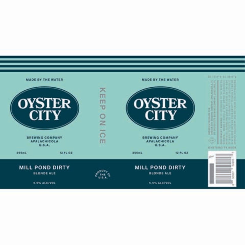 Oyster City Mill Pond Dirty Blonde Ale 12OZ SINGLE CAN