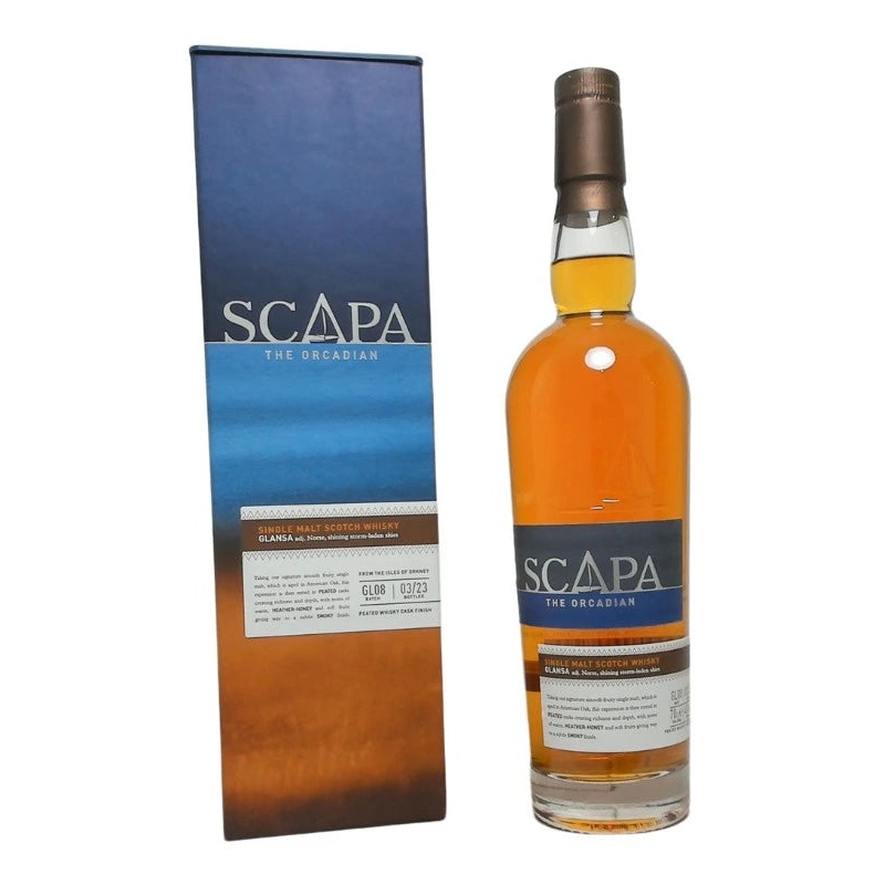 SCAPA GLANSA SINGLE MALT SCOTCH WHISKY 700ML @ Sage Hill [1015220] 700 ml