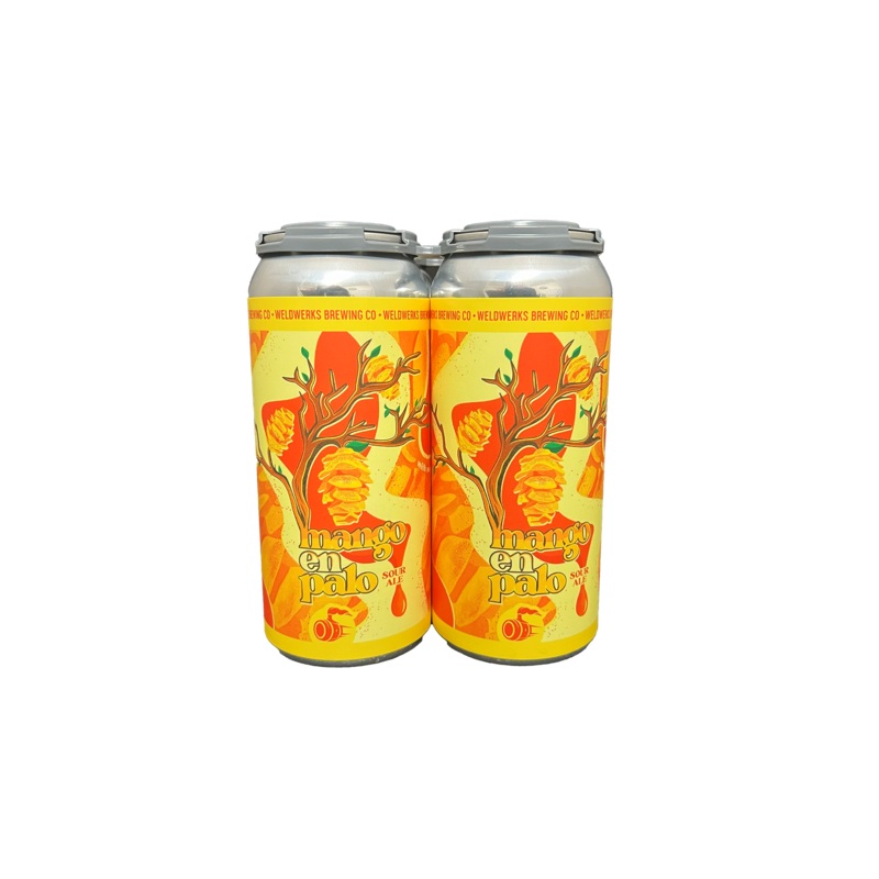 Weldwerks Mango En Palo Sour 4 Pack Cans