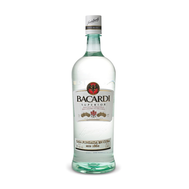 BACARDI WHITE RUM (PET) 1.14L