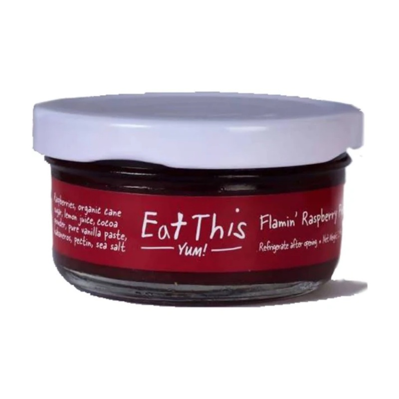 Eat This Yum: Flamin’ Raspberry Preserve 2 Oz