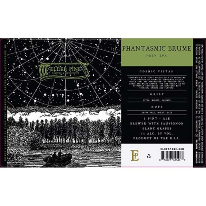 Elder Pine Phantasmic Brume Hazy IPA 16OZ SINGLE CAN