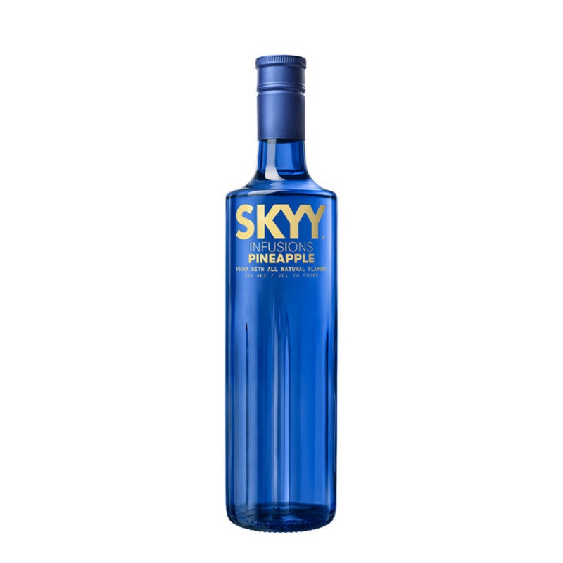 SKYY PINEAPPLE FLAVORED VODKA INFUSIONS 70 750ML 750ML