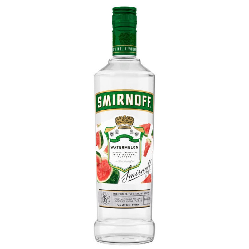 SMIRNOFF WATERMELON FLAVORED VODKA 70 750ML 750ML